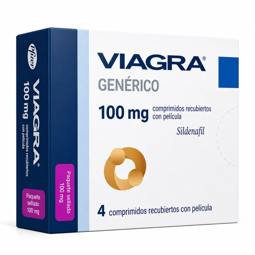 Caja de viagra genérico 100mg sildenafil